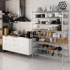 Regal Altair 18" Deep x 54" Wide x 74" Height Wire Shelving Kit | 8-Tier | NSF Commercial Storage Rack Unit