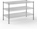 Regal Altair 21" Deep x 42" Wide x 27" Height Wire Shelving Kit | 3-Tier | NSF Commercial Storage Rack Unit