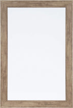 DesignOvation Beatrice Framed Magnetic Dry Erase Board, 18x27, Rustic Brown