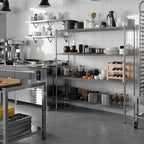 Regal Altair 18" Deep x 60" Wide x 64" Height Wire Shelving Kit | 4-Tier | NSF Commercial Storage Rack Unit