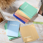 Mimorou 100 Pcs Journals Notebooks Bulk - Kraft Softcover A5 Small Notebooks 5.5 Inch x 8.3 Inch Notepads with 60 Page 30 Sheet for Writing Sketch Travel Office Supplies(Bright Color,Lined)
