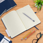LYDTICK 20 Pack Journals for Writing College Ruled Notebooks Journal in Bulk, Hardcover Notebooks (200Pages) for Note Talking, Lined Bullet Journals for Home School Office, 5.7"x8.4", Navy