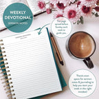 Christian Planner 2026 Daily Planner - Faith Based Monthly and Weekly Planner, Vision Board, and Habit Tracker - 2026 Calendar, Personal Organizer and Devotional Journal (Spiral, Pine)