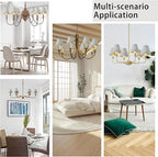 TAaMTYH small lamp shade chandelier shades set of 6，Fabric Lampshade for Wall Lamp，chandelier shades，small tadle lamps，For Cutting Edge bulbs, Clip-on Fitter Lampshade，3" X 6" X 5"