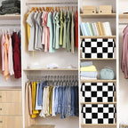 FUULOXE Storage Bin for Shelves Rectangle Closet Baskets Foldable Box with Handles, Gray Storage Bins, Storage Boxes for Home Office Car Dormroom