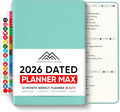 Dated, 2026 Planner, 8.5" x 11" - The #1 Productivity Planner to Achieve Your 2026 Goals - Planner 2026-2027 by PRODUCTIVITY STORE (A4, TEAL)