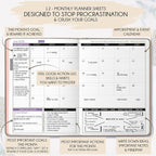 Law of Attraction Planner 2026 Deluxe with Productivity App | Weekly & Monthly Goal-Setting Planner, Life & Gratitude Journal | Include Foldable Vision Board, Gift Box & Stickers