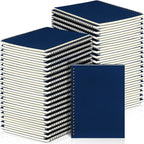 Yahenda Spiral Notebook Bulk A5 Journal Lined 8.3'' x 5.5'' Writing Composition Paper Small Notepad Subject Notebook for Students Office Business Back to School Supplies(Deep Blue,54 Pcs)
