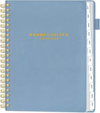 SUNEE 2026 Planner 8.5" x 11" – Dated Productivity Planner for Time Management - Daily,Weekly & Monthly Planner to Achieve Goals - Planner 2026 dated from January 2026 – December 2026,Grey Blue