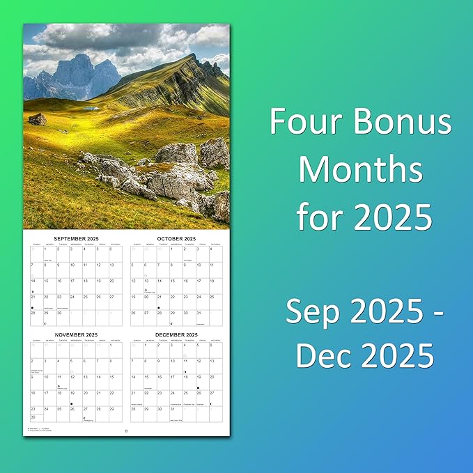 2026 Italy Monthly Wall Calendar | Travel Calendar 2025-2026