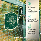 Custom Decorative Outdoor Metal Sign - Personalized Aluminum Driveway Sign, Waterproof, Made in USA - Design 3 Forest Green 8x8 In
