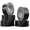 SWRT 9 Mil 5-Pack Black Heavy Duty Duct Tape Strong Adhesive, 2 in x 30 YD (Total 150YD) Duct Heavy Duty Waterproof All Weather Black Duct Tape No Residue Sealing & Patching for Indoor&Outdoor Repair