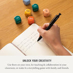 Two Tumbleweeds Writing Dice Set of 9 for Story Inspiration for Writers to Overcome Creative Block - Thoughtful Writer Gifts for Authors and Aspiring Novelists