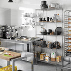 Regal Altair 21" Deep x 36" Wide x 86" Height Wire Shelving Kit | 5-Tier | NSF Commercial Storage Rack Unit