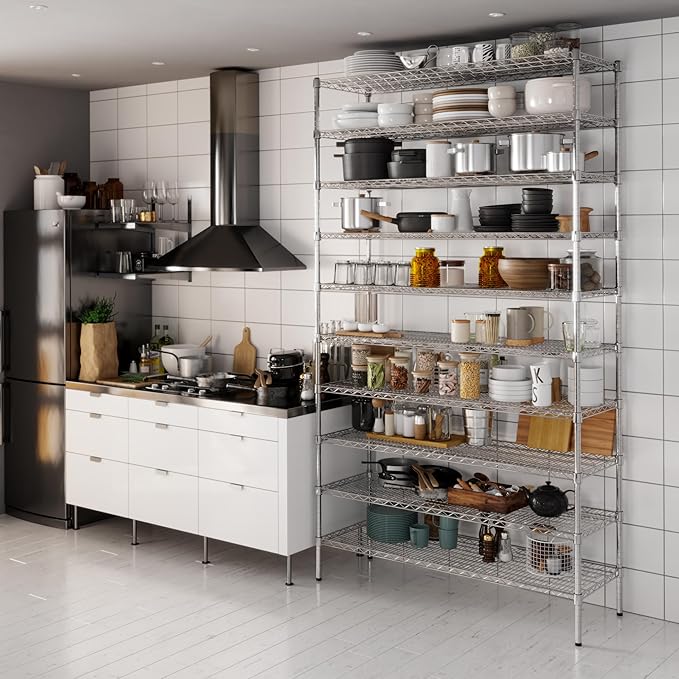 Regal Altair 18" Deep x 54" Wide x 96" Height Wire Shelving Kit | 10-Tier | NSF Commercial Storage Rack Unit