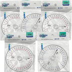 360° Protractor Pack of 30 Protactors Plastic Protractor Math Protractors Clear Protractor Ruler Drafting Tools Circle Protractor for Geometry