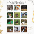 RED EMBER Rat Terriers 2026 Wall Calendar 12 Month | 12" x 24" Open | Thick & Sturdy Paper | Holiday Gift | Cute Puppy Dog Calendar 2026
