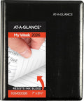 AT-A-GLANCE 2026 Planner, Weekly & Monthly, 7" x 8.75", Medium, Refillable, Executive, DayMinder, Black (G5450026)
