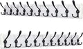 SKOLOO Rustic Large Wall Mounted Coat Rack-38.6'' Long Coat Rack for Wall, Pine Solid Wood Coat Rack Hook, Farmhouse Coat Hanger Wall Mount for Hanging Jacket Coat Hat, Pack of 2