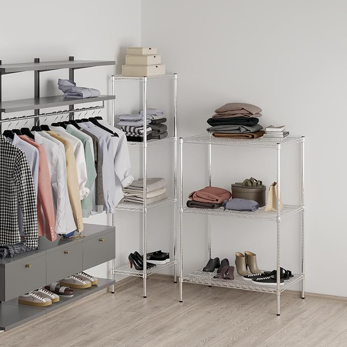 Regal Altair 24" Deep x 36" Wide x 54" Height Wire Shelving Kit | 3-Tier | NSF Commercial Storage Rack Unit