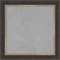 Amanti Art Black Framed Magnetic Board 25x25 Medium Vision Board for use with Magnets, 100% Metal Sheet to Display Items as Office Decor or for Home Organization in mudroom, Kitchen or Kids Room