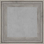 Amanti Art Grey Framed Magnetic Board 17x17 X-Small Vision Board for use with Magnets, 100% Metal Sheet to Display Items as Office Decor or for Home Organization in mudroom, Kitchen or Kids Room