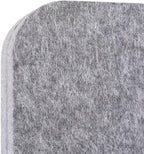 Stand Up Desk Store ReFocus Raw Freestanding Acoustic Desk Divider Privacy Panel to Reduce Noise and Visual Distractions (Castle Gray, 23.6" x 62")