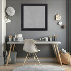 Amanti Art Black Framed Magnetic Board 24x24 Medium Vision Board for use with Magnets, 100% Metal Sheet to Display Items as Office Decor or for Home Organization in mudroom, Kitchen or Kids Room