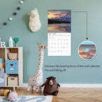 2026 Wall Calendar,Calendar 2026, November 2025 - December 2026, Wall Calendar Wonders of Planet, 12" x 24" Opened,Full Page Months Thick & Sturdy Paper for Gift Perfect Calendar Organizing & Planning