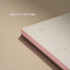 Weekly To-Do List Notepad – Desk Pad for Work and Study, Pink, 11.7x8.3 Inches