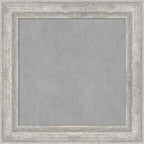 Amanti Art Silver Framed Magnetic Board 15x15 X-Small Vision Board for use with Magnets, 100% Metal Sheet to Display Items as Office Decor or for Home Organization in mudroom, Kitchen or Kids Room