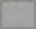 Amanti Art Grey Framed Magnetic Board 37x45 X-Large Vision Board for use with Magnets, 100% Metal Sheet to Display Items as Office Decor or for Home Organization in mudroom, Kitchen or Kids Room