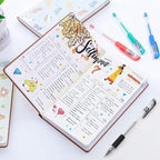 Shuttle Art Gel Pens, 32 Colors Gel Pen Set with Coloring Book for Adults Coloring Books Drawing Doodling Crafts Scrapbooking Journaling