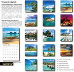 2026 Wall Calendar,Calendar 2026, November 2025 - December 2026, Wall Calendar Tropical Islands, 12" x 24" Opened,Full Page Months Thick & Sturdy Paper for Gift Perfect Calendar Organizing & Planning