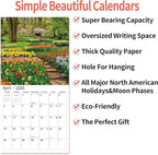 2026 Wall Calendar,Calendar 2026, November 2025 - December 2026, Wall Calendar Gardens, 12" x 24" Opened,Full Page Months Thick & Sturdy Paper for Calendar Organizing & Planning