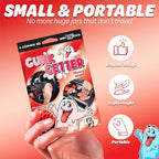 Gunk Getter, Cleaning Gel for Those Hard to Reach Places, Automotive Cup Holder Electronic Keyboard Office, Slime Gel Cleaner Dust Crumb Removal (Cherry, 12 Pack)