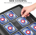 GEAoffice Premium Top Loader Binder 9 Pockets, Waterproof PU Leather Card Binder for Toploaders Holds 324 Cards, Side Loading Archival Safe Card Album Collection Binder for MTG, TCG, Sports Cards, Red
