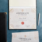 Best Paper Greetings Certificate Paper - 8.5 x 11 in Light Gray - Vintage 90 GSM Textured Parchment Paper for Printing & Writing Diplomas & Award Certificates - 96 Sheets