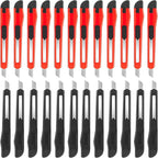 24 Pack Box Cutters, 9mm Razor Knife, Push-Sliding Button, Box Cutter Retractable, Break-off Utility Knife, Box Opener Tool for Office, Home, School, Art DIY
