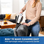 Vacmaster Pet Hair Cordless Hand Vacuum with Motorized Nozzle, 2-Speeds, LED Light, for Home & Car, Dusting Brush, Precision Nozzle, and Crevice Tool