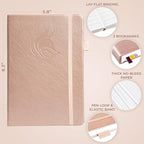 Clever Fox Dated Planner 2026-2027 – Weekly Life Planner Notebook for Time Management – Planner with Habits Tracker & To-Do List (Rose Gold)