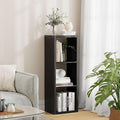 Jpiziso 3 Cube Storage Organizer Single Row, Cube Shelf with Heavy-Duty Thick Boards, 13.31" L x 9.37" W x 36.93" H, Smooth Easy-Clean Panels, Simple Assembly, for Living Room Bedroom Office, Black