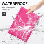 UCGOU Bubble Mailers 9.5x14.5 Inch Hot Pink 25 Pack Poly Padded Envelopes Large #4 Mailing Packages Opaque Packaging Postal Self Seal Adhesive Waterproof Boutique Shipping Bags for Clothes