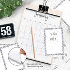 SXboxing Sticky Notes 4X6 Inches, 2 Pack Large Cute Self-Stick Pads, Bright Funny Memo Pads Easy to Stick for Home, Office Grey Cute Leopard