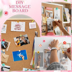 78 Pieces Push Pins Set Cute Thumb Tacks Decorative Flower Push Pins for Wall Cork Board Bulletin Boards with Storage Box