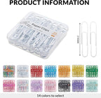 NEEWAY Colorful Large Paper Clips, 2 Inch Jumbo Paper Clips, 150 Count, 3 Pack of 50 (White)