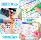 YEGEER Highlighters, Chisel Tip Dry-Quickly Highlighter Markers, 108 Count-6 Assorted Colors Highlighters Bulk Pack for Adult Kids, Office Classroom Must Have, School Supplies for Teachers