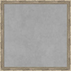 Amanti Art Silver Framed Magnetic Board 18x18 Small Vision Board for use with Magnets, 100% Metal Sheet to Display Items as Office Decor or for Home Organization in mudroom, Kitchen or Kids Room