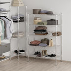 Regal Altair Wire Shelving Kit | NSF Commercial Storage Rack Unit (5-Tier | 64" Height, 21" Deep x 42" Wide)