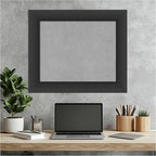 Amanti Art Black Framed Magnetic Board 21x25 Small Vision Board for use with Magnets, 100% Metal Sheet to Display Items as Office Decor or for Home Organization in mudroom, Kitchen or Kids Room